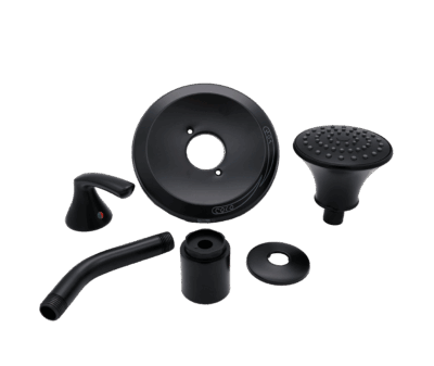 Matte Black Trim Kit for Single Handle Shower Valves