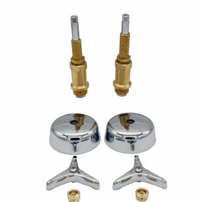 Chrome Plated 2 Handle Rebuild Kit for American Standard Trac Line