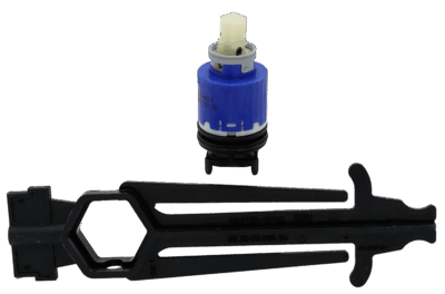 Dornbracht 9015050640190 Single Handle Ceramic Cartridge Kerox with Adapter Plate - Image 6