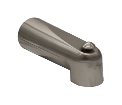 7" Satin Nickel Diverter Tub Spout