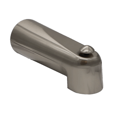 7" Satin Nickel Diverter Tub Spout