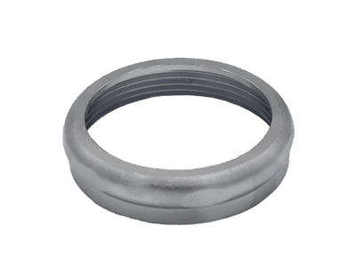 2" Chrome Plated Cast Brass Nut with Rubber Washer