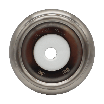 Brushed Nuckel Tub Escutcheon with Foam Gasket
