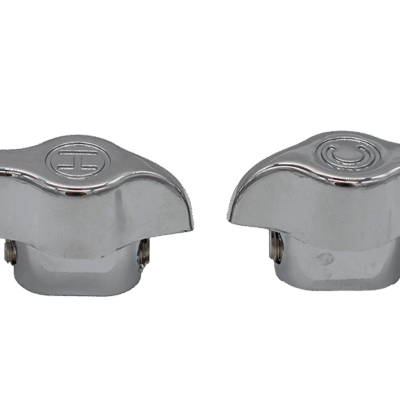 Fit-all Vise Grip Lever Handles for Brass Stems Chrome Plated