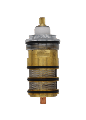 Brass cartridge with copper bottom stem stainless screens with black orings.