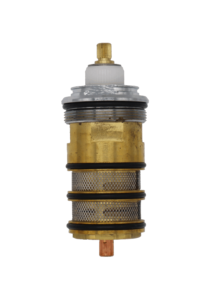 Brass cartridge with copper bottom stem stainless screens with black orings.