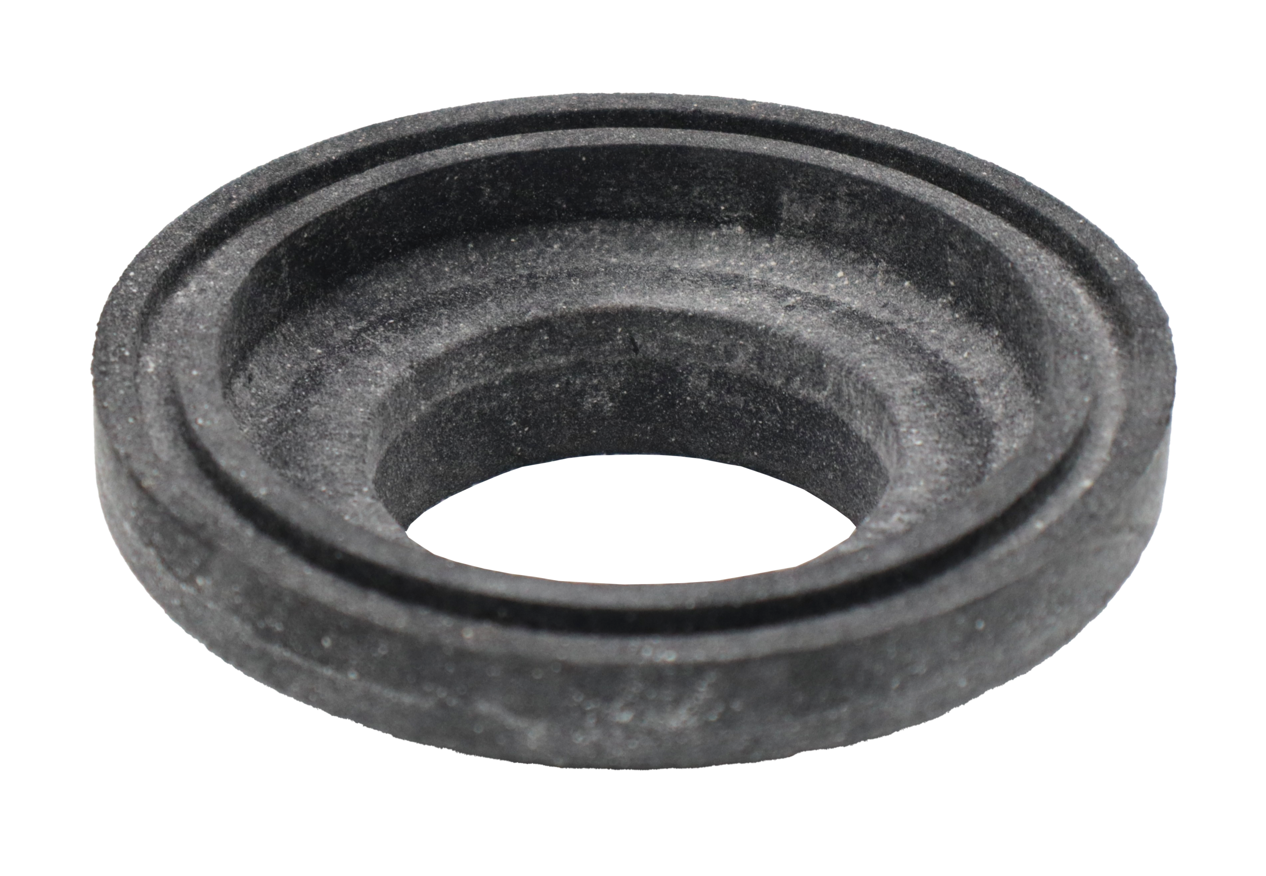 Light grey foam rubber tank gasket.