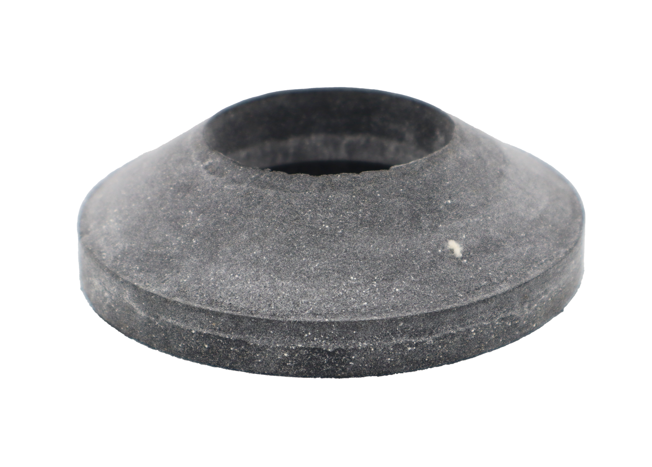 Light grey foam rubber tank gasket.