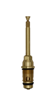 Bright brass transfer unit ieth black rubber o-rings and washer with brass screws.