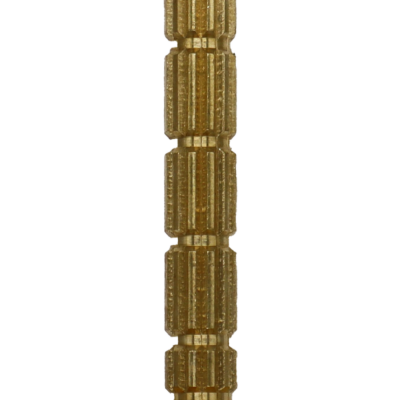 Bright brass extension with stainless screw.