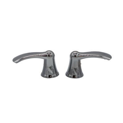 Polished chrome ABS lever handles with stainless set screw.