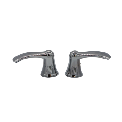 Polished chrome ABS lever handles with stainless set screw.