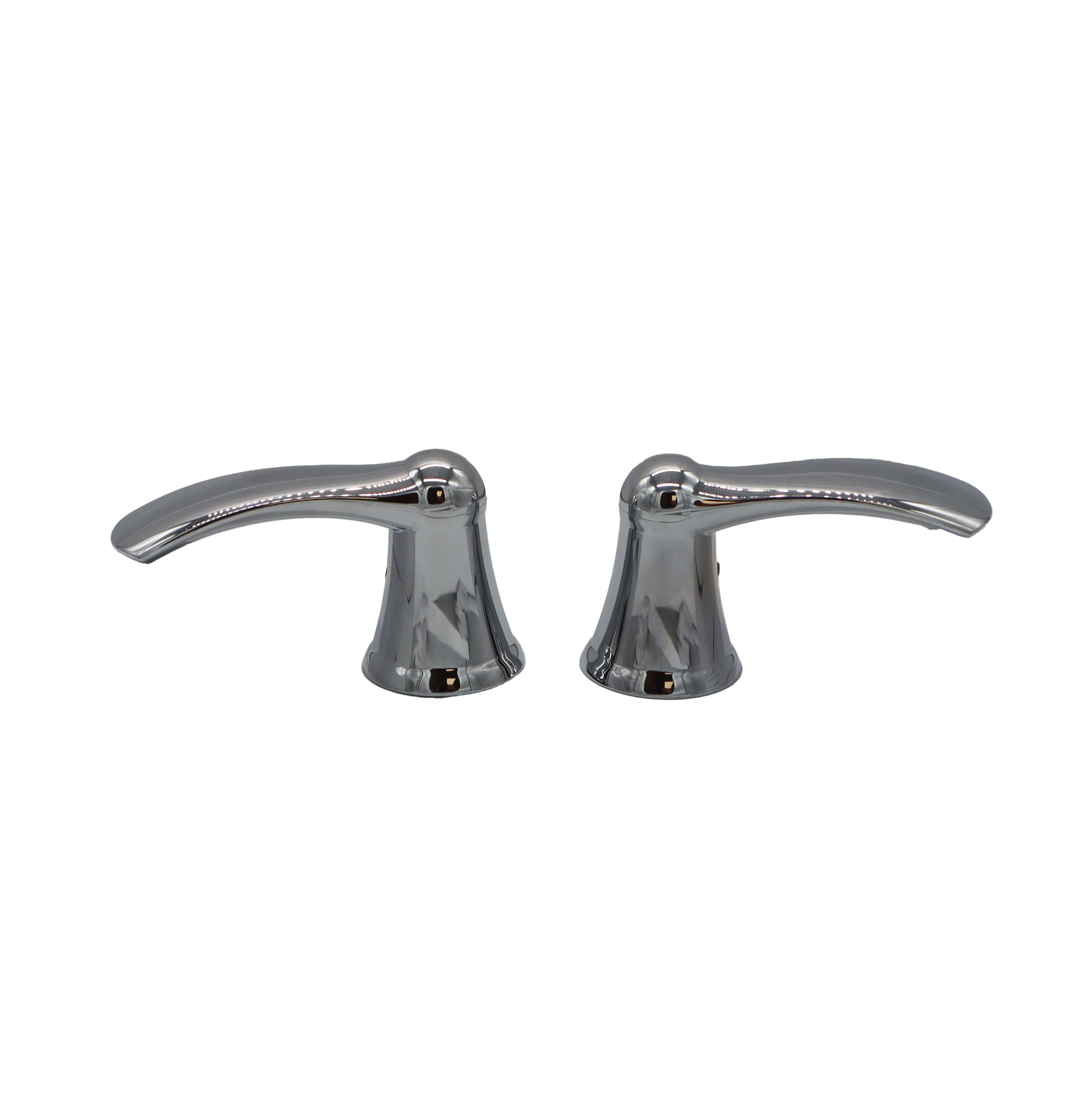 Polished chrome ABS lever handles with stainless set screw.