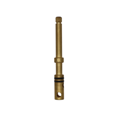 Bright brass stem with black rubber o-rings.