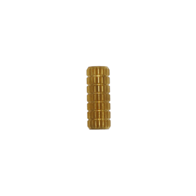 Brass threaded stem extension.