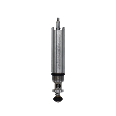 Polished chrome body brass stem black rubber o-ring stainless spring black rubber washer with a brass screw.