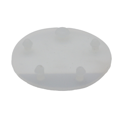 Round silicone flapper seal.