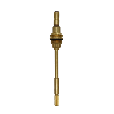 Bright brass extension with black o-ring and splines on both ends.
